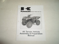 2006 Kawasaki Brute Force 650 4x4i ATV Assembly Preparation Manual FACTORY OEM