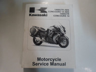 2010 KAWASAKI 1400GTR ABS CONCOURS 14 ABS 14 Service Shop Repair Manual NEW