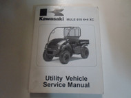 2010 Kawasaki Mule 610 4x4 XC Utility Vehicle Service Repair Manual FACTORY NEW 