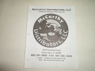2010 McCarthy Distributors LLC Confidential Wholesale Price List Manual FACTORY 