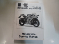 2011 Kawasaki Ninja ZX-10R Service Repair Shop Manual STAINED WORN FACTORY OEM 