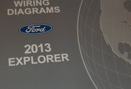 2013 Ford Explorer SUV Electrical Wiring Diagrams Diagram Service Manual EWD