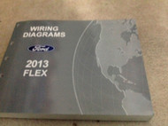 2013 FORD FLEX Electrical Wiring Diagram Troubleshooting Shop Manual EWD 2013