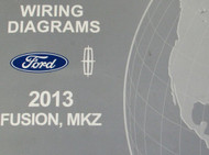 2013 Ford Fusion Lincoln MKZ Electrical Wiring Diagram Shop Manual EWD OEM