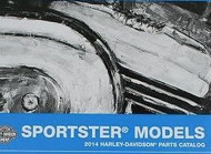 2014 Harley Davidson SPORTSTER Parts Catalog Manual Book NEW OEM 2014