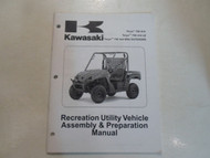 2008 Kawasaki Teryx 750 4x4 NRA Recreation Utility Assembly Preparation Manual