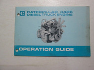 Caterpillar 3406 Diesel Truck Engine Operation Guide SEBU5354 USED OEM CAT 3406