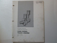 Caterpillar 3406 Diesel Truck Engine Systems Operation Testing And Adjusting 92U