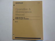 Caterpillar 528B Skidder & 530B Grapple Skidder Operation & Maintenance Manual  