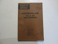 Caterpillar 5A & 5S Bulldozers Parts Book WATER DAMAGE USED OEM 