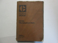 Caterpillar 955K Traxcavator Parts Book Serial Number 85J1-UP DAMAGED USED OEM  