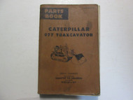 Caterpillar 977 Traxcavator Parts Book Serial Number 53A-7370 STAINED USED OEM  