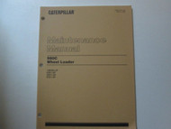 Caterpillar 980C Wheel Loader Maintenance Manual CATERPILLAR USED OEM 980C