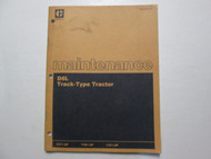 Caterpillar D8L Track-Type Tractor Maintenance Manual 53Y1-UP 7YB1-UP 7JC1-UP