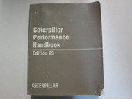 Caterpillar Performance Handbook Edition 29 CATERPILLAR USED OEM 29