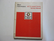 Detroit Diesel Allison Transmissions MT (6-Speed) Series Service Manual USED OEM