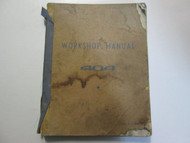 Puegeot 404 Original Service Repair Shop Manual Used Book Factory OEM Very Rare