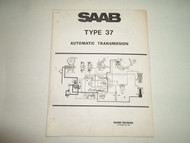 Saab Type 37 Automatic Transmission Manual FACTORY OEM DEALERSHIP Auto Trans 