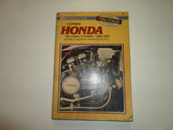 1982 1987 Clymer Honda 700 1100cc VFOURS Service Repair Maintenance Manual WORN