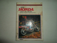 1983 1985 Clymer Honda CB550 650 Service Repair Maintenance Manual STAINED WORN