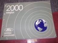 2000 Ford RANGER TRUCK Electrical Wiring Diagrams Service Shop Manual EWD EVTM