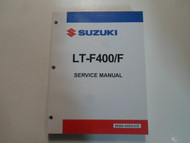 2002 03 04 05 06 2007 Suzuki LT-F400/F LTF400F Service Manual 1st Ed STAINED