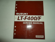 2002 Suzuki LT-F400/F Service Manual LT-F400K2/400FK2 MINOR WEAR FACTORY OEM 02