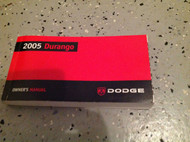 2005 DODGE DURANGO Factory Owners Manual Booklet Glove Box Mopar OEM DODGE x