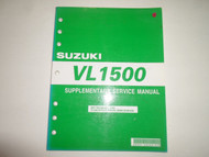 2005 Suzuki VL1500 Supplementary Service Manual MINOR COSMETIC DAMAGE FACTORY 05
