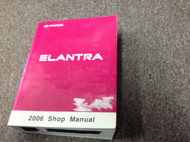 2006 HYUNDAI Elantra Service Repair Shop Workshop Manual OEM Book 