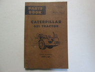 Caterpillar 621 Tractor Parts Book 23H1-UP WATER DAMAGED USED CATERPILLAR OEM   