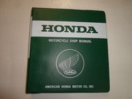 1989 Honda Common Service Repair Shop Manual Motorcycle ATV Scooters BINDER OEM