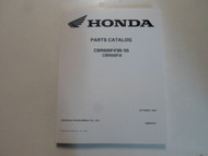 1999 2000 2001 2002 2003 2004 2005 HONDA CBR600F4 CBR600F4I Parts Catalog NEW 