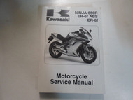 2007 2008 Kawasaki Ninja 650R ER-6f ABS Service Repair Shop Workshop Manual NEW 