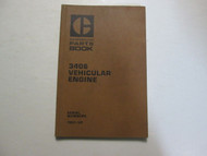 Caterpillar 3406 Vehicular Engine Parts Book Manual 70V1-UP USED OEM CATERPILLAR