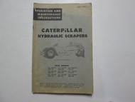 Caterpillar Hydraulic Scrapers Operation And Maintenance Instructions USED OEM 