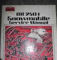 Yamaha BR250F Snowmobile Service Shop Repair Manual OEM FACTORY BR 250 F