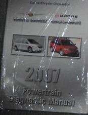 2007 Dodge CARAVAN Chrysler Town Country CHASSIS Diagnostic Procedures Manual