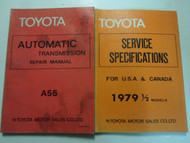 1979 Toyota Tercel A55 Transmission Service Repair Shop Manual Set OEM Books 79