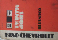1980 GM Chevrolet Chevy CORVETTE Service Shop Repair Workshop Manual Brand New