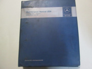 1981 Mercedes Passenger Car Service Repair Manual Factory OEM Book Volume 2 Rare