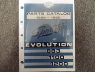 1986 1987 Harley Davidson Sportster Evolution Models Parts Catalog Manual NEW x
