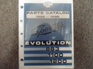 1988 1989 Harley Davidson Sportster Evolution Models Parts Catalog Manual NEW x