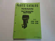 Nissan Outboard Motor TLDI 40B 50B 70B 90B Parts Catalog Manual FACTORY OEM
