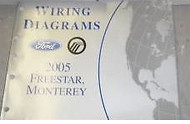 2005 Mercury Monterey & Ford Freestar Van Electrical Wiring Diagram Manual EWD