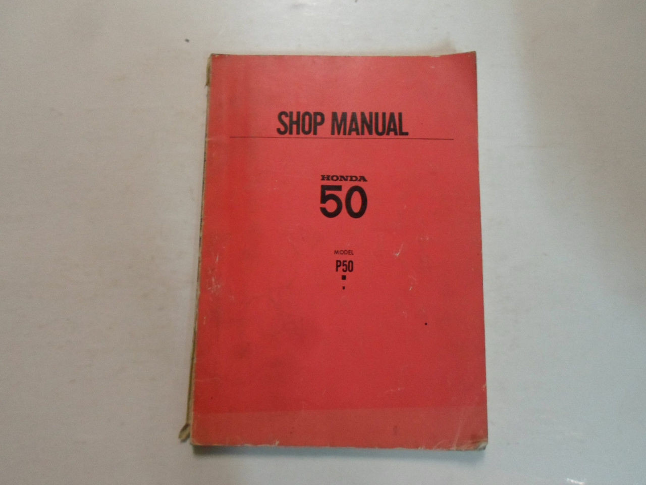 1967 Honda P50 Shop Manual WORN DAMAGED FACTORY OEM BOOK 67 DEALERSHIP