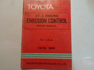 1979 Toyota 2T-C Engine Emission Control Service Repair Shop Manual OEM Book 79