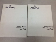 1992 Acura Legend 4 Door 4 DR Service Repair Shop Workshop Manual Set OEM