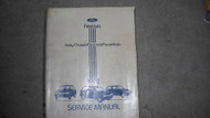1992 FORD FESTIVA Service Repair Shop Workshop Manual OEM 92 BOOK 1992 