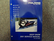 2001 Polaris DEEP SNOW INDY 500 600 700 800 Service Repair Shop Manual NEW BOOK
